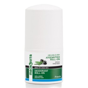 Macrovita Αποσμητικό Roll-Οn Fresh με Λάδι Ελιάς & Αλόη, 50ml