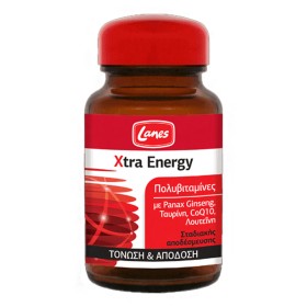 Lanes Πολυβιταμίνες Xtra Energy, 30 ταμπλέτες