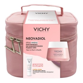 Vichy Neovadiol Πακέτο με Neovadiol Rose Platinium Ενυδατική Κρέμα, 50ml & Δώρο Capital Soleil UV-Age Daily SPF 50+ Αντηλιακή Προστασία Προσώπου, 15ml & Νεσεσέρ, 1σετ