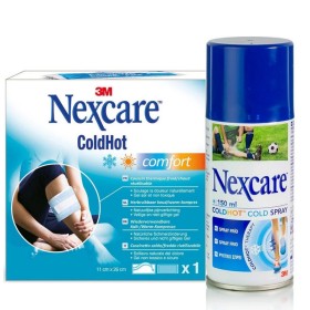 Nexcare Promo Comfort Επίθεμα Gel Κρυοθεραπείας/Θερμοθεραπείας Γενικής Χρήσης 26x11cm, 1τμχ & Ψυκτικό Σπρέι Άμεσης Δράσης, 150ml