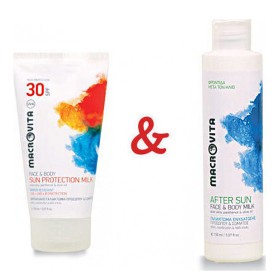 Macrovita Αντηλιακό Πρόσωπο & Σώμα SPF30, 150ml & After Sun, 150ml