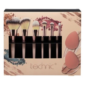 Technic Σετ με Πινέλα και Σφουγγαράκια Μακιγιάζ, 8τμχ