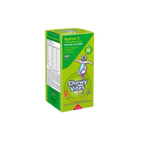 Vican Chewy Vites Omega 3 + Multivitamin 60 μασώμενα ζελεδάκια