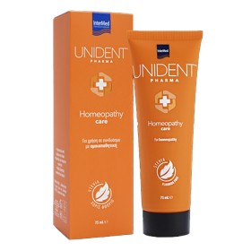 Intermed Unident Pharma Homeopathy Care Οδοντόκρεμα Κατάλληλη για Ομοιοπαθητική, 75ml