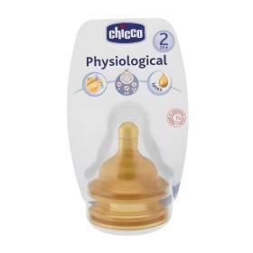 Chicco Θηλή Καουτσούκ Ρυθμιζόμενη Ροή 2m+, 2τμχ