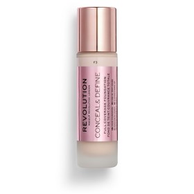 Revolution Conceal & Define Foundation Απόχρωση F3, 23ml