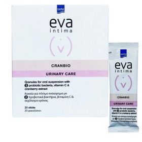 Intermed Eva Intima Cranbio Urinary Care Συμπλήρωμα Διατροφής για το Ουροποιητικό Σύστημα & τον Κόλπο, 20sticks