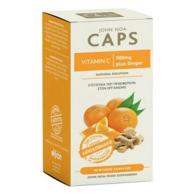 Eifron John Noa Συμπλήρωμα Διατροφής Vitamin C 500mg plus Ginger 10mg, 30caps