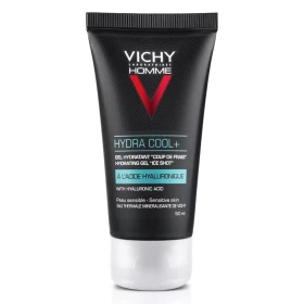 Vichy Homme Hydra Cool Ενυδατικό Τζελ για Πρόσωπο/Μάτια με Υαλουρονικό Οξύ, 50ml