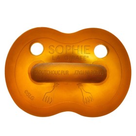 Sophie La Girafe Ορθοδοντική Πιπίλα Καουτσούκ για 0-6 μηνών με Θήκη, 1τμχ