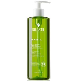 Rilastil Acnestil Gel Detergente Καθαριστικό Τζελ για Λιπάρες & με Ατέλειες Επιδερμίδες, 400ml