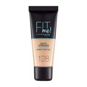 Maybelline Fit Me Matte Poreless Foundation No128 Warm Nude, 30ml