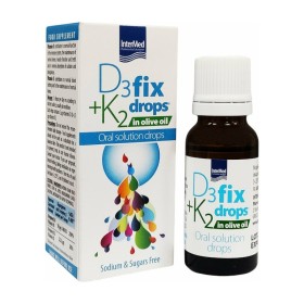 Intermed D3 & K2 Fix Drops in Olive Oil Oral Drops Συμπλήρωμα Διατροφής για το Ανοσοποιητικό σε Υγρή Μορφή, 12ml