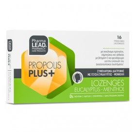 Pharmalead Propolis Plus+ Καραμέλες για Παιδιά χωρίς Γλουτένη Ευκάλυπτος Μενθόλη, 16τμχ