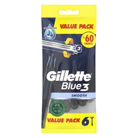 GILLETTE ΞΥΡΑΦΑΚΙΑ BLUE 3 (6τεμ.) - (SMOOTH)
