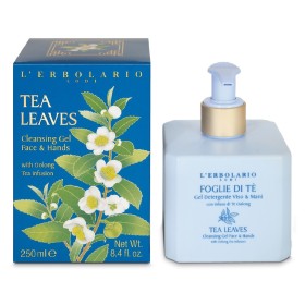 LErbolario Foglie Di Te Gel Detergente Viso & Mani Καθαριστικό Ζελέ για Πρόσωπο & Χέρια, 250ml
