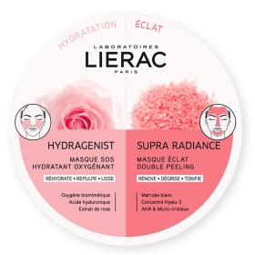 Lierac Duo Mask Hydragenist & Supra Radiance Kαθαρισμός & Εντατική Ενυδάτωση, 2x6ml