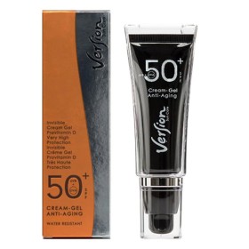 Version Derma Cream_Gel Invisible Sun Care SPF50+ Αντηλιακή Αόρατη Κρέμα Πολύ Υψηλής Προστασιάς, για Πρόσωπο & Σώμα, 50 ml