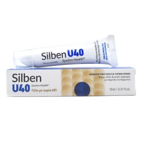 Epsilon Health Silben U40 Απολεπιστική Γέλη με Ουρία 40% για Τοπική Χρήση, 15ml