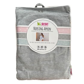 Minene Nursing Apron Ποδιά Θηλασμού Γκρι Ριγέ, 1τμχ