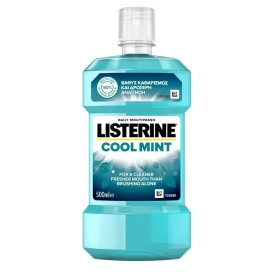 Listerine Cool Mint Στοματικό Διάλυμα για Βαθύ Καθαρισμό & Δροσερή Αναπνοή, 500ml