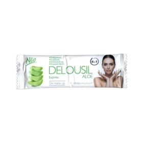 Delousil Aloe Express De Make Up Μαντηλάκια Καθαρισμού & Ντεμακιγιάζ, 12τμχ