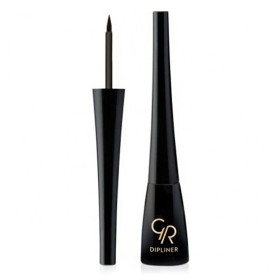 Golden Rose Dipliner Liquid Eyeliner Ματιών Μαύρο, 5ml