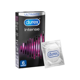 Durex Προφυλακτικά Με Κουκκίδες Ραβδώσεις και Επιβραδυντικό Τζελ Performax Intense 6 τεμάχια