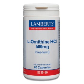 Lamberts L-Ornithine 500MG για την Λειτουργία του Ήπατος & του Ανοσοποιητικού Συστήματος, 60 caps