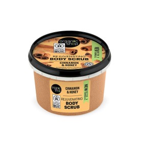 Natura Siberica Organic Shop Scrub Σώματος Ανανέωσης Κανέλα & Μέλι, 250ml
