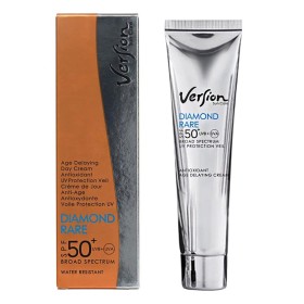 Version Derma Diamond Rare Antioxidant Age Delaying Cream SPF50, Πολύ ισχυρή Αντηλιακή Αντιρυτιδική & Αντιοξειδωτική Κρέμα Ημέρας, 60ml