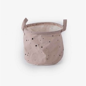 Minene Storage Basket Jungle Story Καλάθι Αποθήκευσης με Χερούλια Ροζ, 1τμχ
