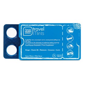 Pharmalead Travel Mints Food Supplement with Melatonin Συμπλήρωμα Διατροφής με Μελατονίνη, 15 παστίλιες