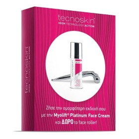 Tecnoskin Gift Box Myolift Platinum Face Cream Αντιρυτιδική Κρέμα Προσώπου & Δώρο Face Roller, 1σετ