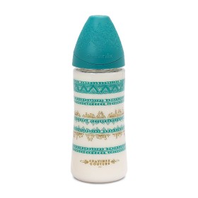 Suavinex Couture Μπιμπερό με Φυσιολογική Θηλή Σιλικόνης 360ml Σιελ