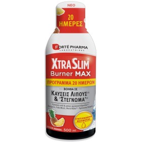 Forte Pharma Xtra Slim Burner Max Συμπυκνωμένο Ισχυρό Τονωτικό Υγρό Καύσεων Ανανάς, 500ml