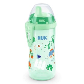 Nuk Kiddy Cup Εκπαιδευτικό Μπιμπερό Σιλικόνης Πράσινο 12m+, 300ml