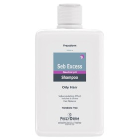 Frezyderm Seb Excess Shampoo Απαλό Σαμπουάν που Ρυθμίζει & Εξισορροπεί τη Λιπαρότητα, 200ml