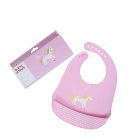 Babywise Silicone Bibs Cute Animals Unicorn SLB026 Σαλιάρα Σιλικόνης 6m+, 1τμχ