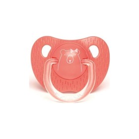 Suavinex Ανατομική Πιπίλα Σιλικόνης Bear Κοραλί 6-18m+ 1τμχ MA 303340