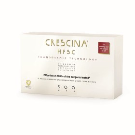 CRESCINA HFSC COMPLETE TREATMENT MAN 500, Αγωγή για Άνδρες με μεσαία στάδια αραίωσης και έντονη τριχόπτωση ,10 & 10 αμπούλες x 3.5ml