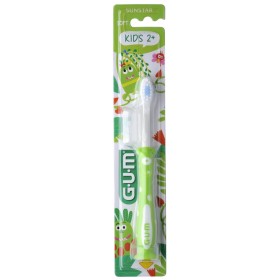 Gum Kids Παιδική Οδοντόβουρτσα με Βεντούζα για Παιδιά 3-6 Ετών Πράσινη, 1τμχ