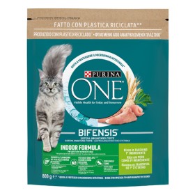 Purina One Indoor Formula Πλήρης Tροφή για Eνήλικες Γάτες Γαλοπούλα, 800g
