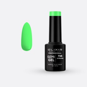 Elixir Make-up Semi Gel Ημιμόνιμο Επαγγελματικό Βερνίκι Νυχιών Νο734 Screamin, 5ml