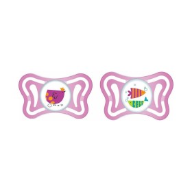 Chicco PhysioForma Light Σιλικόνης Pink Fish/Chicken 16-36m 2τμχ