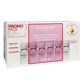 Foltene Pharma Πακέτο Προσφοράς Women Hair & Scalp Treatment 12Vials x 6ml & Δώρο Strengthening Shampoo for Women 200ml