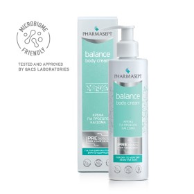 Pharmasept Balance Body Cream Ενυδατική Κρέμα Kαθημερινής Xρήσης για Ξηρές & Ευαίσθητες Επιδερμίδες, 250ml