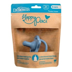 Dr. Browns Happy Paci Πιπίλα Σιλικόνης Blue 0m+, 1τμχ