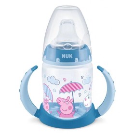 Nuk First Choice Learner Bottle Peppa Pig Μπλε Εκπαιδευτικό Μπιμπερό με Δείκτη Ελέγχου Θερμοκρασίας 6-18m, 150ml