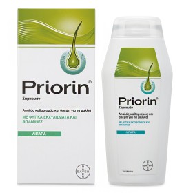 Priorin Σαμπουάν Θρέψης Με Φυτικά Εκχυλίσματα & Βιταμίνες Λιπαρά Μαλλιά, 200ml